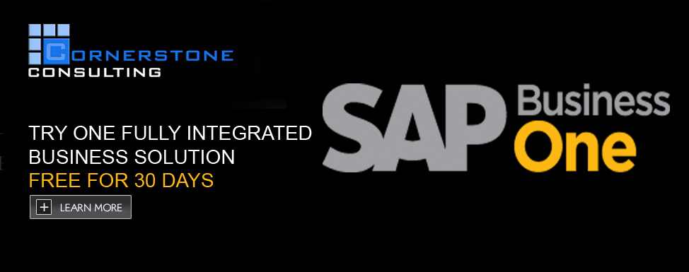 SAP Business One for Tampa Bay - Cornerstone Consulting, Inc.